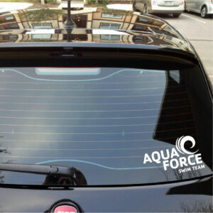 Aqua Force Car Decal 1