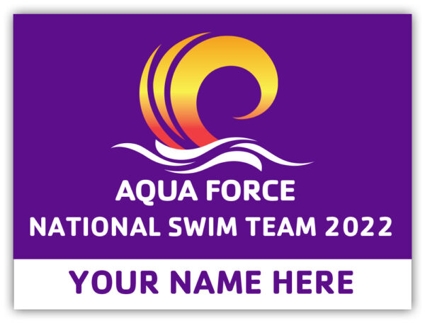 Aqua Force National Yard Sign