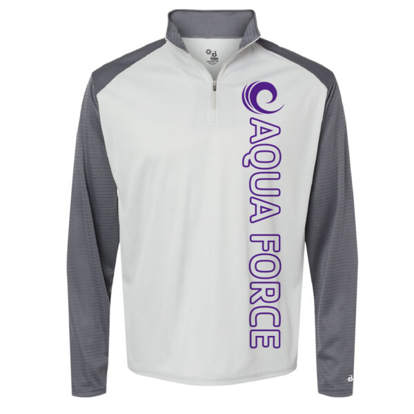 Aqua Force Quarterzip Purple