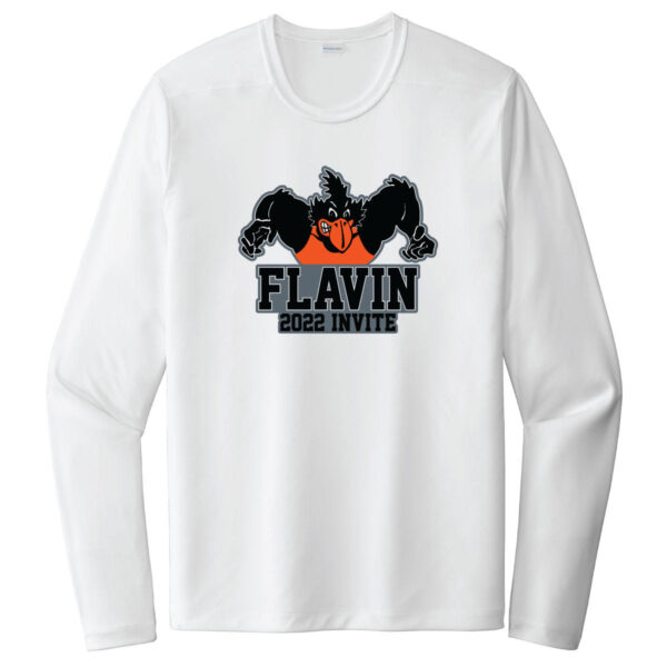 Flavin 2022 Invite Long Sleeve White Tee