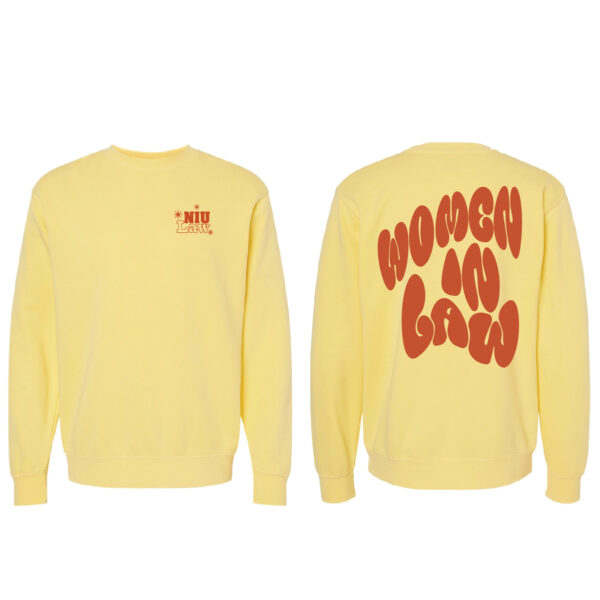 NIU Law - Sweatshirt: Pigment Yellow