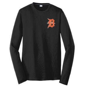 DeKalb Barbs Long Sleeve Competitor Tee Black Front