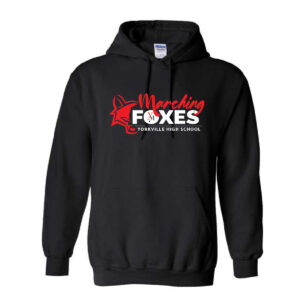 Marching Foxes Hoodie Black