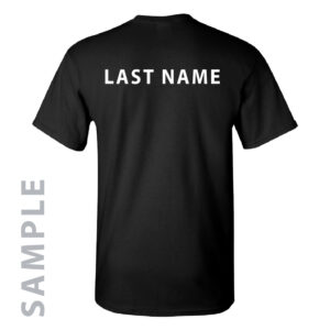 T-Shirt Black Back