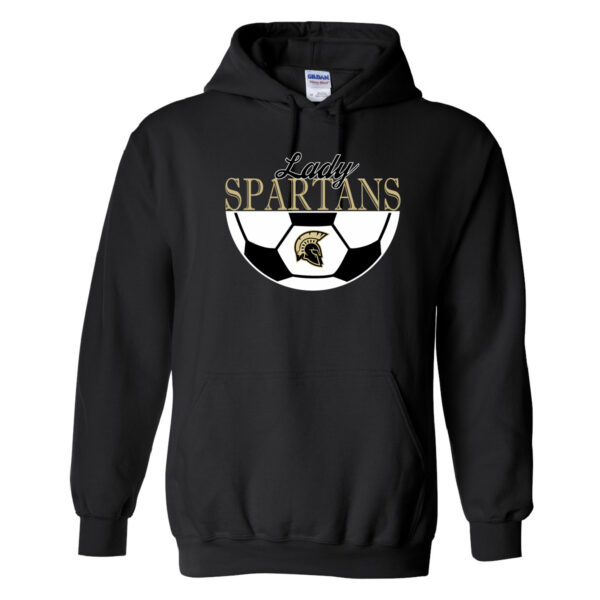 Lady Spartans Soccer Hooded Sweatshirt