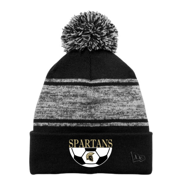 Spartans Soccer Pom Beanie