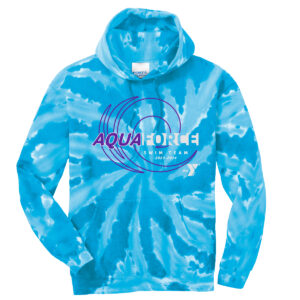 Aqua Force Tie-Dye Pullover Hooded Sweatshirt