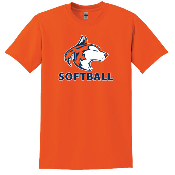 Naperville North Softball DryBlend Gildan T-Shirt Orange