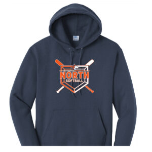 Naperville North Softball Fleece Pullover Hooded Sweatshirt