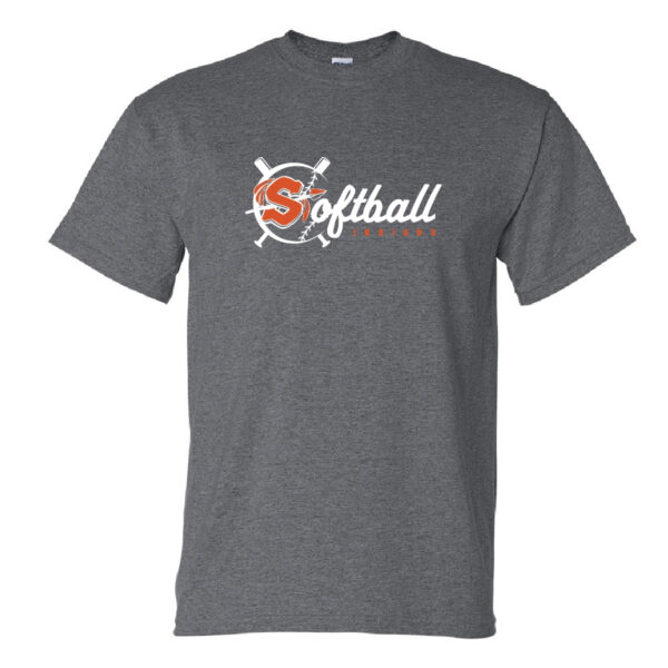 Sandwich Softball T-Shirt Dark Heather Grey