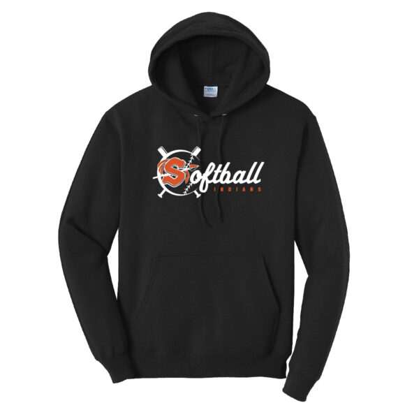 Sandwich Softball Hooded Sweatshirt Black