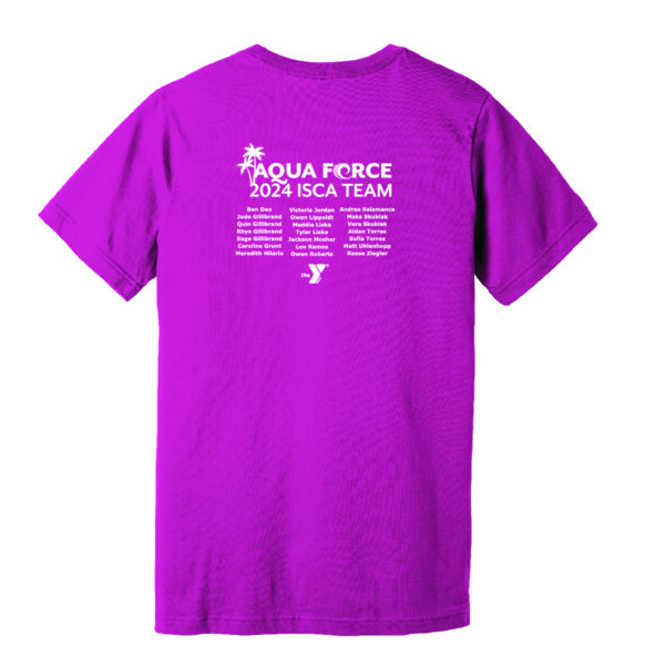 Aqua Force ISCA Crewneck Jersey Tee Back