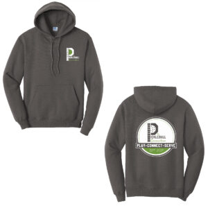 Pickleball Core Fleece Hoodie Charcoal