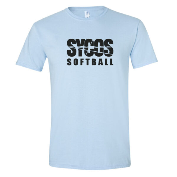 SYCOS T-Shirt (Black Logo) Light Blue