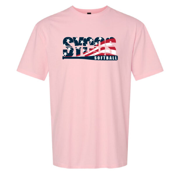 SYCOS T-Shirt (Stars and Stripes Logo) Light Pink