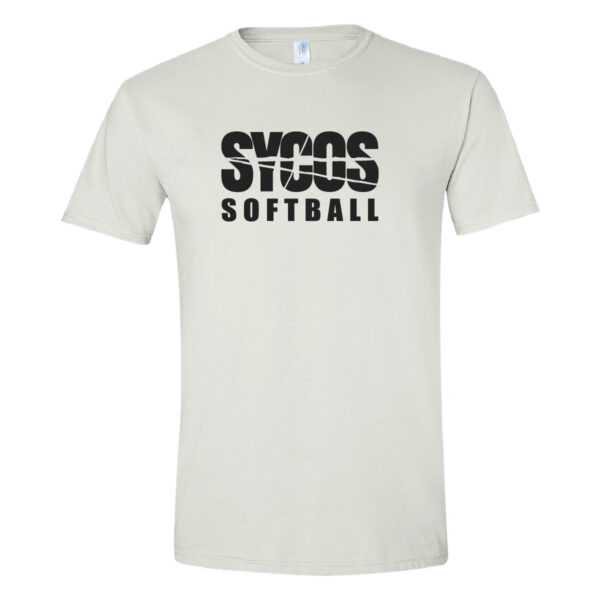 SYCOS T-Shirt (Black Logo) White