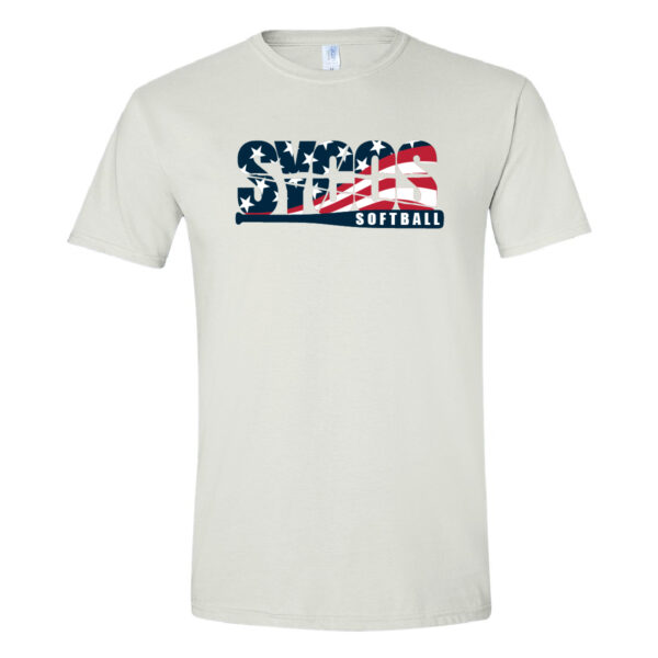 SYCOS T-Shirt (Stars and Stripes Logo) White