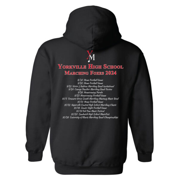 Marching Band Shine Hoodie Back