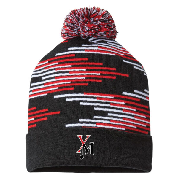 Red White Black Beanie