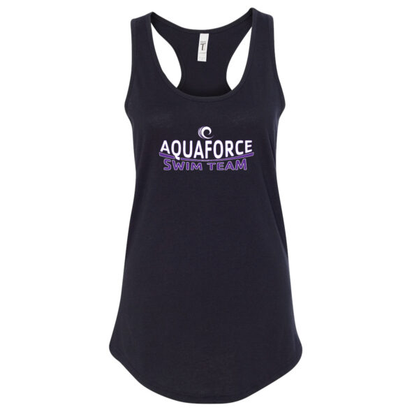 Aqua Force Women's Race Back Tank Top Logo 2