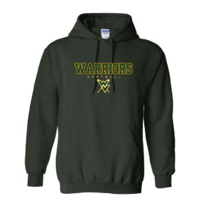 Waubonsie Warriors Softball Hoodie Forest Green