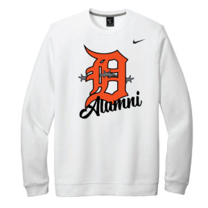 DeKalb High School Nike Club Fleece Crew Black Logo 4