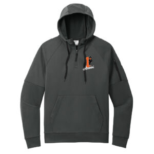 DeKalb High School 1/4 Zip Fleece Hoodie Anthracite ALUMNI