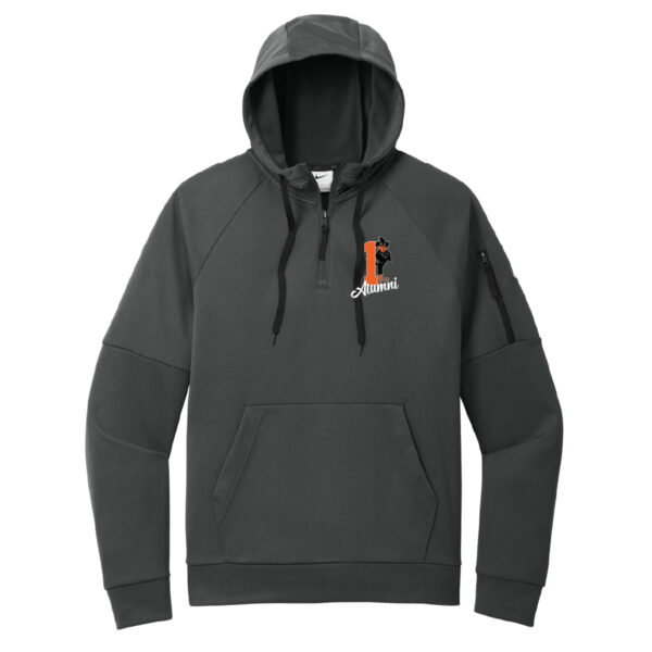 DeKalb High School 1/4 Zip Fleece Hoodie Anthracite ALUMNI