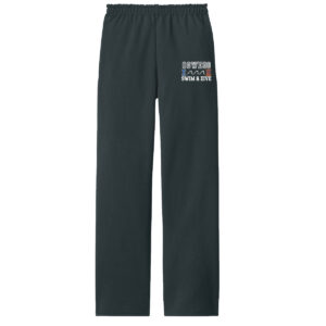 Oswego Swim and Dive Open Bottom Pants with Pockets