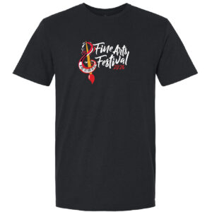 Fine Arts Fest Black T-Shirt