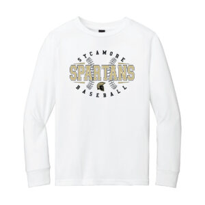 Sycamore Spartans Baseball Youth Long Sleeve Tee